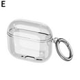 thumbnail image 1 of Split Design Case for AirPods 4, TPU, with Hook, Negative Pressure Fit, 5 Colors, 1 of 7