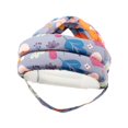 thumbnail image 4 of Casco de bebé Cabeza de cabeza transpirable Cojín portátil Four Seasons Hat Cap Inflexión para niños 6-24 meses Niños Niños Niños Gris, 4 of 9