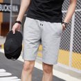 thumbnail image 2 of Pantalones cortos deportivos para hombre, para correr en la playa, para el hogar, de algodón, finos, personalizados, estilo coreano, paquete informal Y2k a granel, 2 of 5