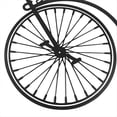 thumbnail image 3 of Rueda de Bicicleta Arte de Pared de Metal Sala de Estar Dormitorio Estudio DecoracióN de BañO Decoraciones para Interiores y Exteriores Adorno Colgante de Pared, 3 of 5