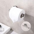 thumbnail image 3 of ZHAOCHENG Portarrollos de papel higiénico de acero inoxidable, soporte de papel higiénico montado en la pared para accesorios de baño y cocina (montaje con tornillos), 3 of 5