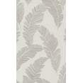 thumbnail image 1 of White Sketched Leaves Botanical 57Sqft Non-Woven Non-pasted Double Roll Wallpaper R8021, 1 of 1
