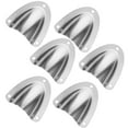 thumbnail image 4 of Gongc Clam Shell Vent Boat Wire Covers 6PCS Stainless Steel Silver Accessories, 4 of 6
