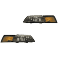 thumbnail image 1 of Par de FAROS DEPO MUSTANG 1999 al 2004 FONDO Negro, 1 of 4