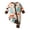 Brown, variant on Wonitaaizi Baby Cowboy Clothes Neutral Zipped Fall Romper Outfit for Boy Girl Infant Lapel Cow Print One-piece Jumpsuit(3-6 Months,Green)