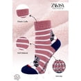 thumbnail image 4 of AMITOFO Women Fuzzy Socks Cute Cat Slipper Socks with Non Slip Grip Winter Warm Soft Comfy Fluffy Socks Gift for Women,5 Pairs Size 5-10, 4 of 6