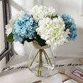 thumbnail image 1 of 1 Branch Artificial Hydrangea Flowers for Wedding Home Vase Decoration, 1 of 7