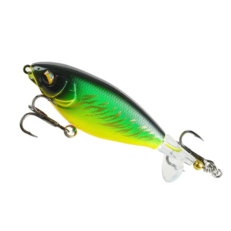 2PC Fishing Lures Jigs Micro Surface Series Tractor Long Casting Floating Fake Bait Freshwater Blue Green White black Red