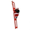 thumbnail image 1 of Juguete eléctrico de Papá Noel, carrera negra, escalada, decoraciones para árboles de Navidad, adornos de escaparate, escalera única óptica, 1 of 5