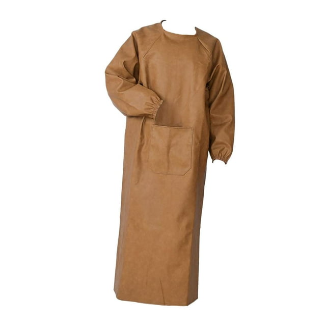 segolike Waterproof Apron Multipurpose Convenient PU for Welders Woodworkings Working brown