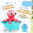 thumbnail image 2 of Máquina de Burbujas para Niños Juguetes Automáticos de Jabón Pulpo 3 Años, 2 of 5