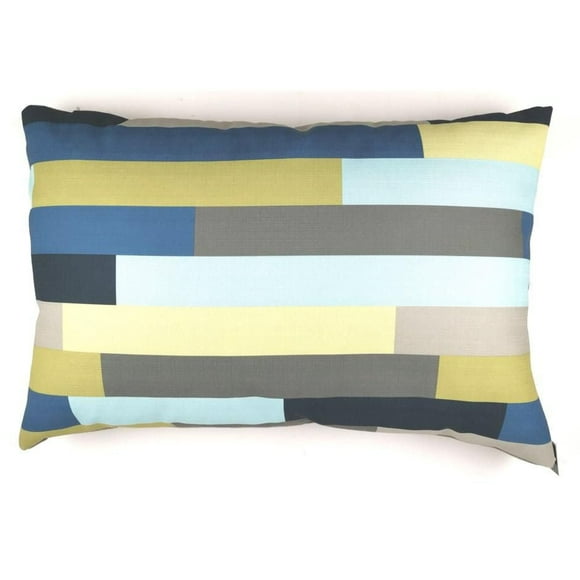 Homeport Coussin Décoratif Lignes Multicolores