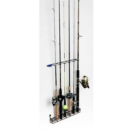 RackEm Racks 7011 Mount Anywhere 6 Rod Fishing Rod Rack
