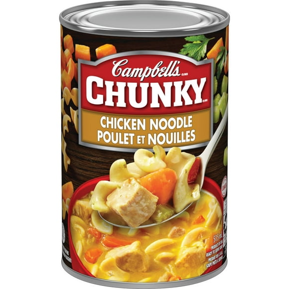 Soupe poulet et nouilles prête à déguster ChunkyMD de Campbell’sMD Prête à déguster 515 mL