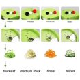 thumbnail image 5 of Cortadora de verduras en espiral de mano 4 en 1, cortador en espiral con contenedor, zanahoria, pepino, cebolla, calabacín, 5 of 5