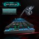 thumbnail image 1 of Teclado para juegos Trípode de doble capa Diseño ergonómico para computadora (Negro Rojo), 1 of 5