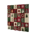 thumbnail image 2 of Christmas Shower Curtain Set, 70.9 x 59.1 Inch Waterproof Fabric Curtain with Hooks for Holiday Bathroom Decor and Home Bath Accessories A, 2 of 6