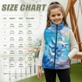 thumbnail image 7 of Uorisanigo Girls Boys Zippered Vest Blue Axolotl Print Puffy Sleeveless Jacket with Pockets, Soft Stand Collar Vest Warm Outwear Fall Winter Fashion Outdoor Layering Size 2-12, 7 of 7