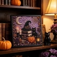 thumbnail image 2 of Halloween Pearl Art DIY Kit, Crystal Pearl 3D Diamond Painting Craft Kit, DIY Mosaic Wall Art for Halloween Home Decor, Framed Fall Seasonal Decoration for Adults, 2 of 7