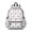 Cow and Heart White Pattern, variant on Cow and Face White Pattern Cute School Backpack with Padded Back and Adjustable Shoulder Straps 13.4"x11"x4.7"