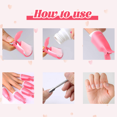 thumbnail image 3 of 10pcs pink nail unloading, 3 of 7