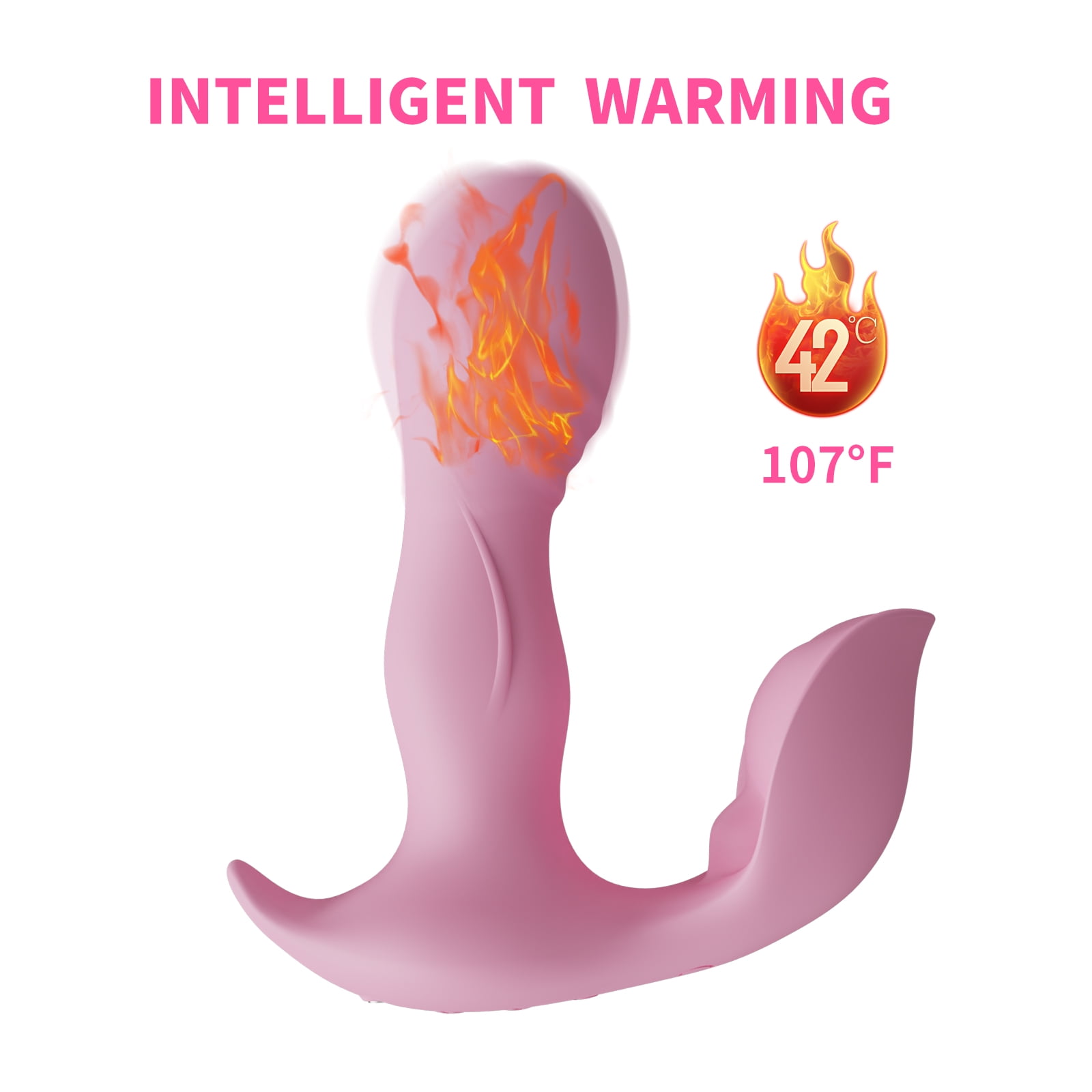 Krousex Wiggling Wearable Vibrator With Remote Control G Spot Stimulate And Heating Function Sex