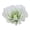 green 30cm, variant on deevoka Artificial Flower Head Blossom Fake Flower for Bridal Shower Garland Holiday 30cm