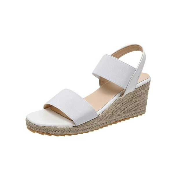 Platform shop sandals elastic