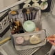 thumbnail image 5 of Neceser de maquillaje con compartimentos | Organizador de artículos de aseo portátil e impermeable para viajes y uso diario, 5 of 7