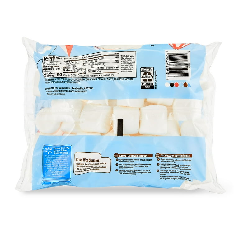 3 pack) Great Value Marshmallows, 10 oz Bag - Walmart.com