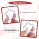 thumbnail image 4 of Uxcell Clip de Resorte en Forma de Corazón [1 Paquete] - Clip de Llavero Gancho de Resorte [Rosa Claro/Aleación de Aluminio], 4 of 6