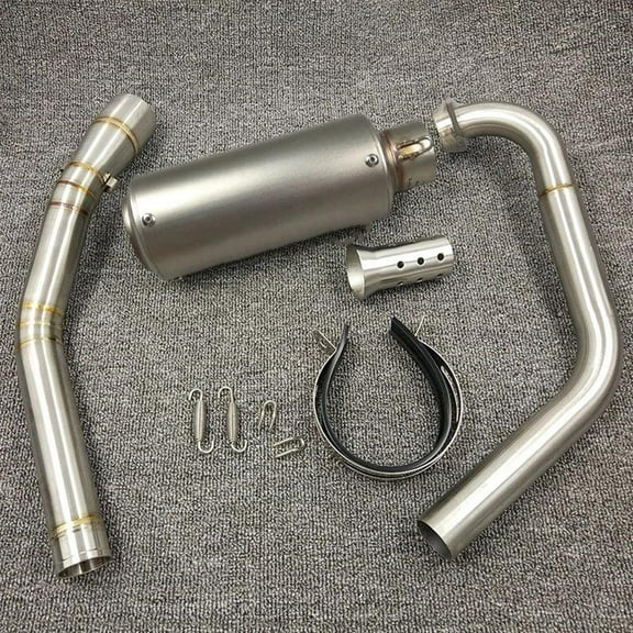 Motorcycle Full Set Exhaust Muffler Middle Link Pipe Modified Parts For Yamaha YZF R15 MT-15 MT 125 2008-2017
