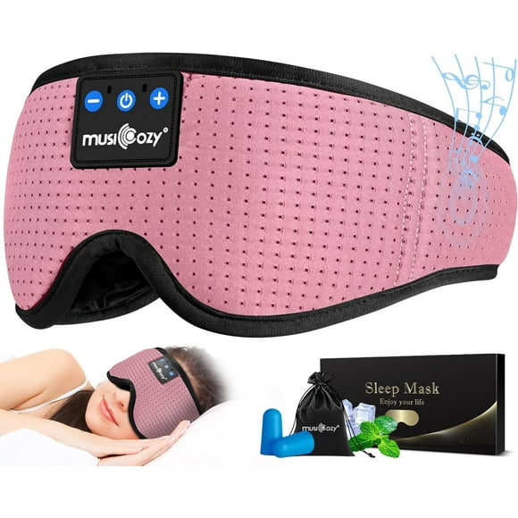 Auriculares para dormir con Bluetooth, máscara para dormir MUSICOZY