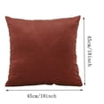 thumbnail image 2 of Dvumao Solid Color Velvet Pillow Cover, Sofa Cushion Cover for Living Room and Bedroom, Hidden Zipper, Machine Washable, 2 of 6