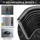 thumbnail image 3 of Túnel Inflable de Entrada Deportiva OZIS 16 pies con Soplador Negro, 3 of 8