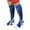 Blue, variant on Men Women Sport Soccer SocksLeg Support Stretch Compression Socks Below Knee Socks 9282
