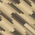 thumbnail image 1 of Ahgly Company Indoor Square Patterned Wood Brown Area Rugs, 4' Square, 1 of 6