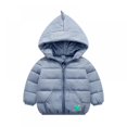 thumbnail image 5 of URMAGIC Winter Coats for Kids Baby Boys Girls 3D Dinosaur Light Puffer Jacket with Hoods Toddlers Outerwear 2-7 Years, 5 of 10