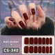 thumbnail image 4 of Pegatinas de uñas de Gel DIY, tiras de uñas de Color sólido de larga duración, parche deslizante, calcomanía de cubierta completa, parche de manicura, 4 of 7