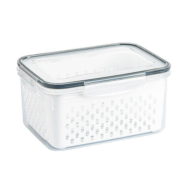 Panier de rangement transparent pour fruits et légumes, 850 ml, pour la cuisine