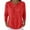 Red, variant on Women's Autumn Winter Sequin Pullover Sweater Loose Solid Color Casual Holiday New Year Tops