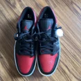 thumbnail image 5 of Ni - ke NEW Ni - ke Air Jordan 1 Low Shoes Bred Size 13, 5 of 5