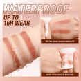 thumbnail image 4 of O.TWO.O 9-Color Eyeshadow Palette with Matte & Shimmer Shades, Warm Neutral Long-Lasting Waterproof Vegan Eye Makeup, 4 of 10