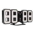 thumbnail image 4 of Reloj despertador de mesa, reloj de escritorio digital LED 3D, reloj de pared LED digital de escritorio, reloj de pared DLED diseñado para precisión, 4 of 9