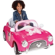 Disney Minnie Girls' Battery-Power 6-volt Electric Ride On Car, by Huffy