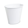 thumbnail image 3 of (4 pack) Sterilite Small Bathroom Trash Can, 2.5 Gallon Plastic Garbage Bucket Bin with No Lid, White, 3 of 8