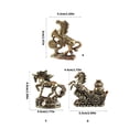 thumbnail image 5 of Giaone Metal Horse Statue Sculptures Decorative Figurines Tabletop Ornament Symbols Wealth Career Home Decorations, 5 of 10