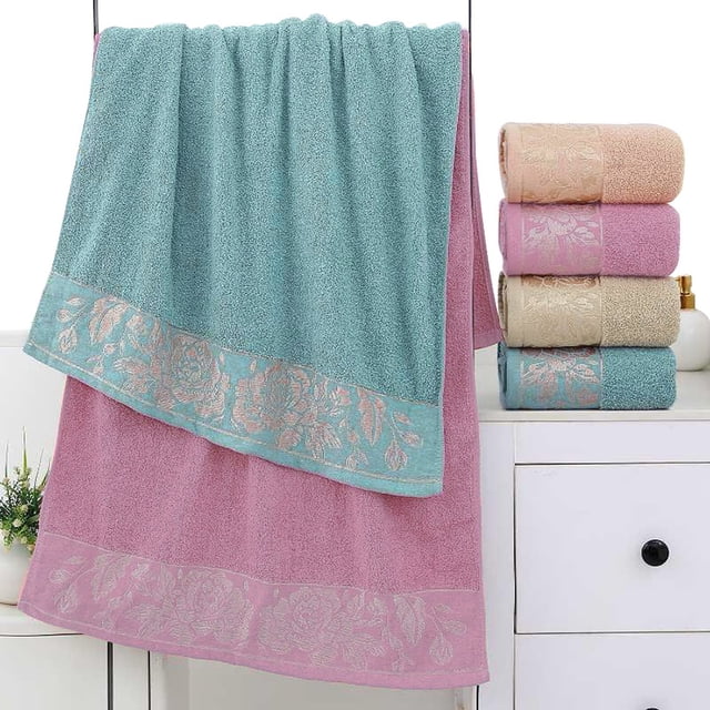 Pack de 3 Toallas De Medio Baño Surtidas 140x70cm Extra Suave y Absorbente. Mod. STY-25