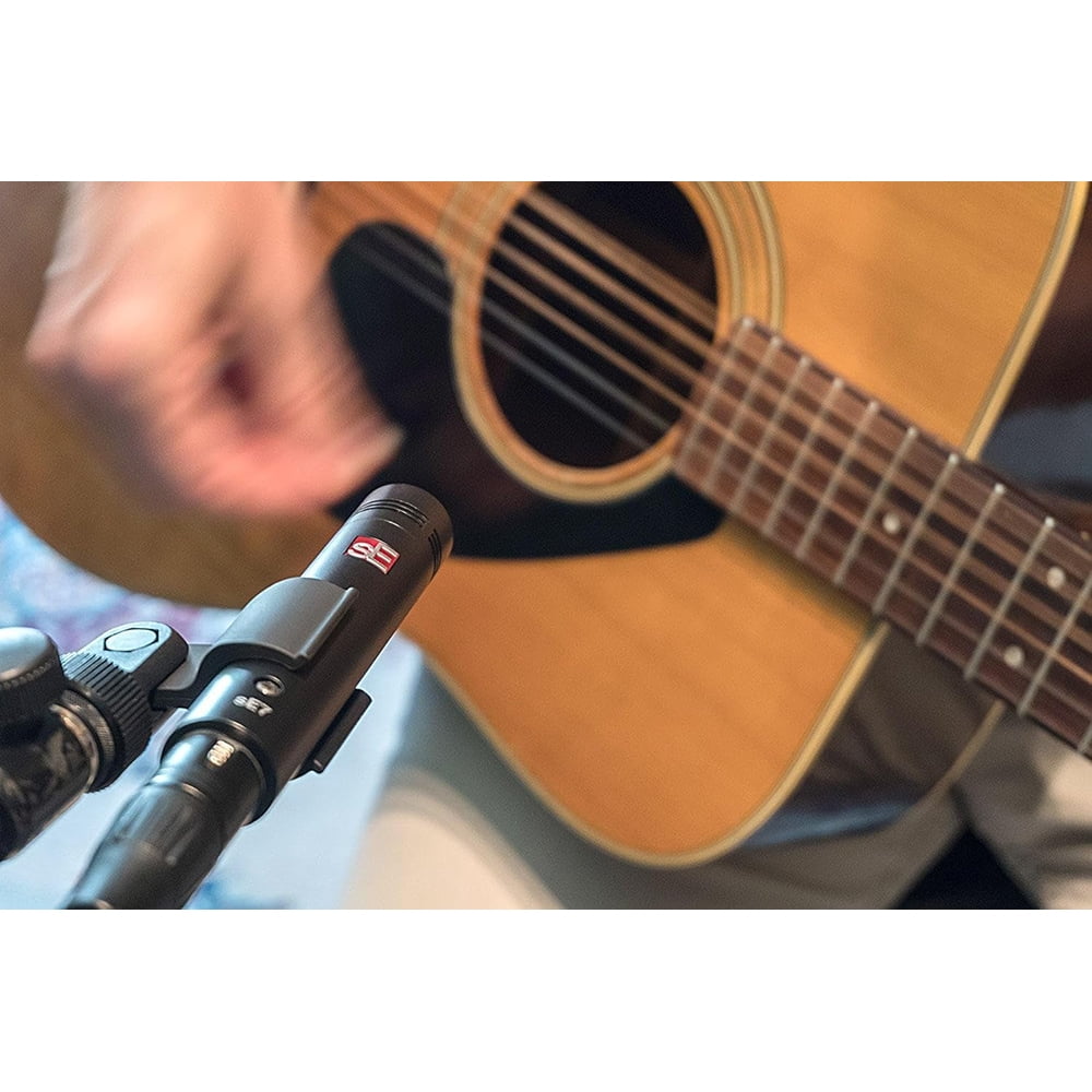 sE Electronics sE7 Small Diaphragm Condenser Microphone with Clip (Factory Matched Pair)