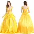 thumbnail image 5 of Disfraz de Halloween, vestido de princesa Bella, vestido de campana de anime de La Bella y la Bestia para adultos, espectáculo de cosplay, 5 of 5